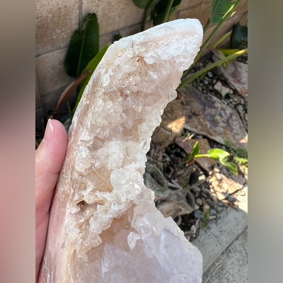 Pink Amethyst Quartz Crystal Slab - Picture 10 of 11